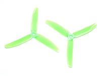 Kingkong 5040 3-Blade Green Propellers CW CCW 1 Pair for FPV Racer [1067875-g]